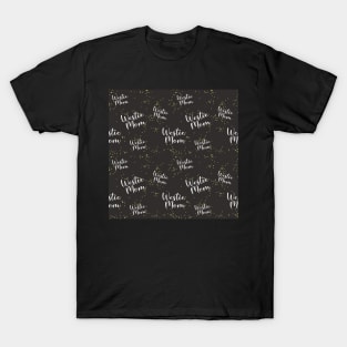 Westies mom black pattern T-Shirt